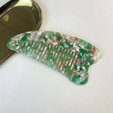 ACETATE ANTI STATIC COMB WITH FINE TEETH HEART_CWMM6437