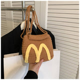 Versatile Hand-Knitted Letter Bag_Cwab2421