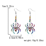 HALLOWEEN SPIDER CREATIVE EARRINGS_CWAJE2412