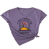 FUNNY WOMENS TEE PRINCESS TACO PRINT_CWTTS1522