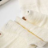 HOLLOW JACQUARD MIDDLE CALF SOCKS_CWMS0650