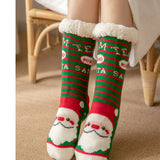 SANTA FUZZY INDOOR SLIPPER SHOES_CWMS0729
