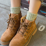 5PCS SET THICK THREAD IMITATION WOOL SOCKS_CWMS0279