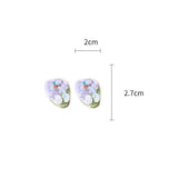 MONET GARDEN OIL PAINTING STYLE EARRINGS_CWAJE2325