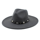 Women Fashion Casual Big Felt Hat Jazz Hat_Cwah0843