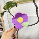 Simple Flower Small Red Flower Candy Color Hairpin_Cwaha0972