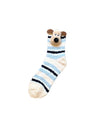 Cute Puppy Fleece 3D Slouchy Floor Socks_Cwms03223