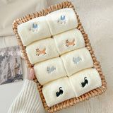 SOLID COLOR EMBROIDERED CARTOON THICK WARM SOCKS_CWMS0874