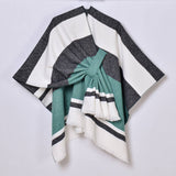 SIMPLE AND LONG WARM TASSEL SIDE STRAP SHAWL_CWASC0941