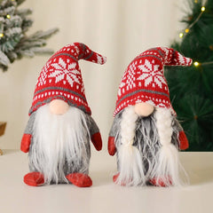 CHRISTMAS FOREST OLD MAN DOLL WINDOW DISPLAY_CWMM2922