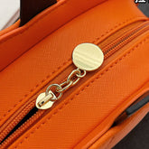 HALLOWEEN PUMPKIN DIAGONAL SMALL ROUND BAG_CWAB0982