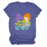 POSITIVE MESSAGE TEE TAKE CHANCES PRINT_CWTTS1484