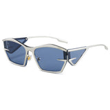 FUTURISTIC IRREGULAR METAL FASHION SUNGLASSES_CWASG1193