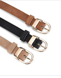 Stylish All-In-One D Alloy Pin Buckle Women'S Belt