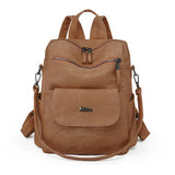 RETRO SOLID COLOR LARGE CAPACITY BACKPACK_CWAB2876