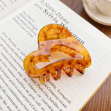 SWEET HEART HAIR CLAW CHIC ACETATE BUN CLIP_CWAHA0733