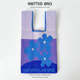 Flower Series Versatile Knitted Bag