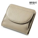 MINI SIMPLE FOLDING ULTRA THIN LEATHER WALLET_CWAB3710
