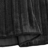 Velvet Pleated Pants Loose Straight Pants