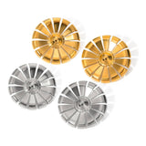 PERSONALIZED DAISY SHAPED ROUND EARRINGS_CWAJE1889