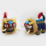 HANDMADE EMBROIDERED QUILLED LION PLUSH TOY_CWMM6061