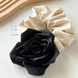 2024 SWEET LARGE ROSE HAIR TIE_CWAHA1366