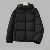 Wear A Windproof Hooded Short Warm Bread Jacket