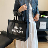 NEW LETTER MESH LARGE CAPACITY COSMETIC BAG_CWAB4455