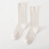 AUTUMN AND WINTER RETRO MID CALF SOCKS_CWMS0986