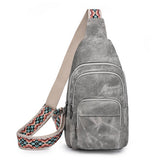 2024 NEW SIMPLE PU WAIST BAG MESSENGER BAG_CWAB2711