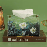 NEW OIL PAINTING LEATHER CREATIVE TISSUE BOX_CWMM2240