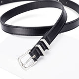 SIMPLE NEW MULTI COLOR SILVER BUCKLE BELT_CWABE0586