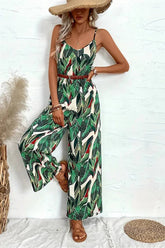 Cwsbs0141_Printed Thigh-High Camisole Jumpsuit