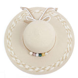 Women Pastoral Style Vacation Straw Hat_Cwah1200