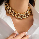Punk Trend Cool Hip-Hop Thick Chain Necklace_Cwaje1167
