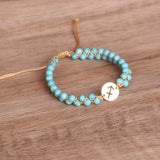 CONSTELLATIONS 4MM STONE BEADS BRAIDED BRACELETS_CWAJE3939
