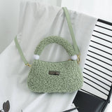 Winter Fashion One-Shoulder Crossbody Plush Bag_Cwab3934