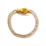 18K STAINLESS STEEL BRACELET WITH ZIRCON STONES_CWAJE4601