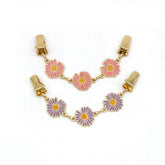 HOT SALE CREATIVE ALLOY DAISY SHAWL CLIP_CWMM2204