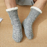 Winter Men Leg Covers Plush Indoor Slippers_Cwms0708