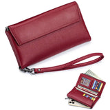 FASHIONABLE AND VERSATILE SOFT LEATHER LONG WALLET_CWAB3796