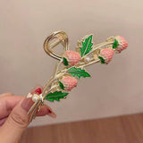 STRAWBERRY HAIR CLAW CLIP FOR WOMEN LARGE CUTE_CWAHA0539
