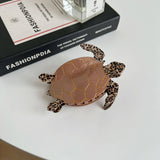 Turtle Series Hair Claw, Chic Animal Ponytail Clip