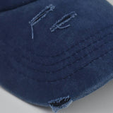 Washed Cotton Distressed Star Us Flag Ponytail Cap Cwah1379