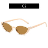 NEW HALF FRAME CAT EYE STREET STYLE SUNGLASSES_CWASG0386