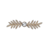 LEAF PEARL HAIR CLIP SPRING FAIRY SIDE PIN_CWAHA4789