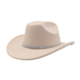 NEW WOOL FEDORA COWBOY HAT WESTERN ETHNIC STYLE_CWAH04465
