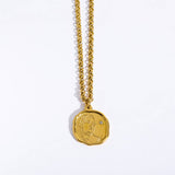 Vintage Creative Mythology Pendant Necklace_Cwmm3788