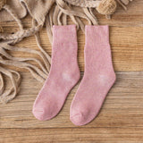 Winter Plus Velvet Thick Warm Terry Mid-Tube Socks_Cwms1391