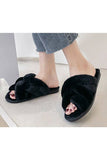 CROSS STRAP HOUSE SHOES COZY COMFY INDOOR SLIPPERS_CWSHS201